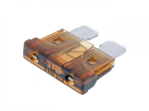 Flat plug 2mm brown for - plug,