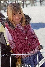 Sirdar Aran/foxy Knitting