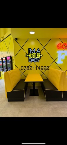 Modern upholstered booths - upholstered, &