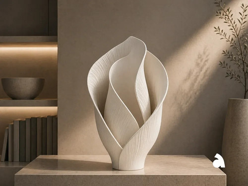 Hidden bloom sculptural decor - bloom,