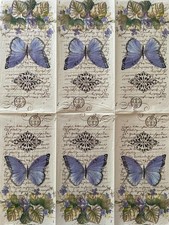 2  paper napkins for decoupage