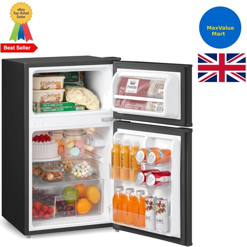 Compact 87l black fridge - compact,