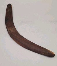 Vintage Australian Aboriginal Wooden Boomerang Hand Carved  17 1/2"