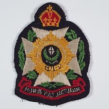 WW1 WW2 Cloth Cap badge - Poss