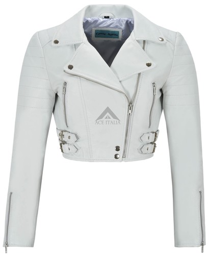 Ladies leather jacket - ladies,