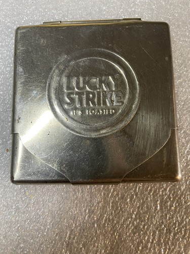 Lucky strike cigarette tin - cigarette,