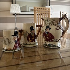 Crown Devon Fieldings John Peel Musical Pottery Jug, Mid-Century Collectible.