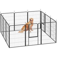 PawHut Dog Pen, 12-Panel Puppy