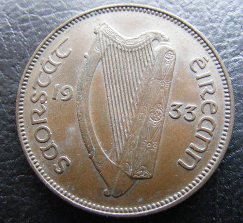 G520 ireland halfpenny 1933 - g520,