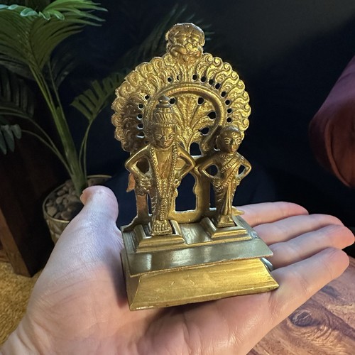 Vintage brass hindu idol - brass,