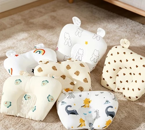 Baby pillow 2pcs anti - anti, flat