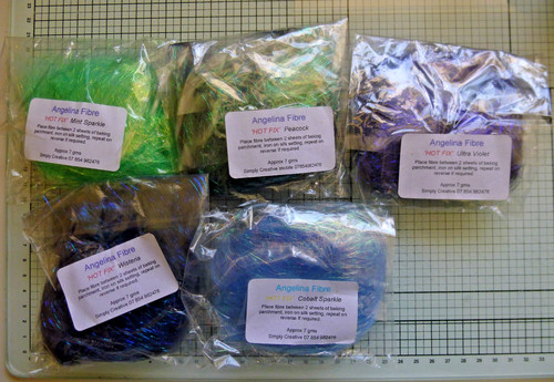 Angelina fibres packs x - packs, 7g