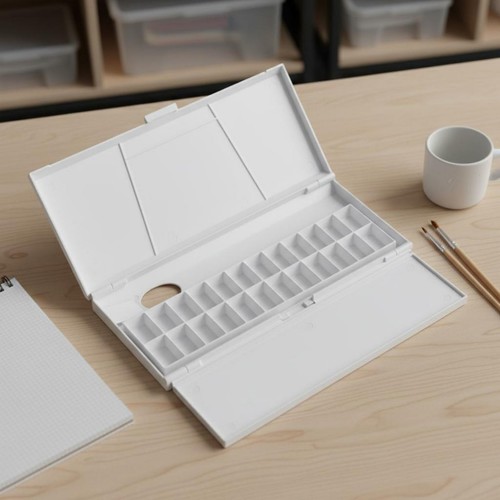 Trifold paint palette - paint,