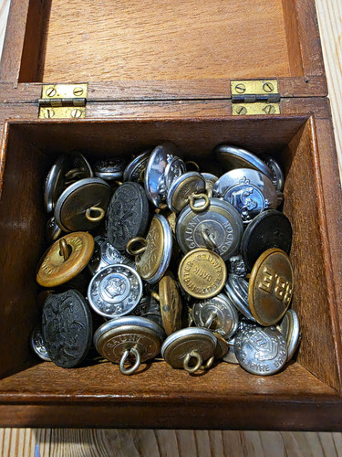 Antique uniform livery buttons - uniform,