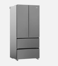 Beko GNE4543VPX HarvestFresh™ 83cm American Fridge Freezer Stainless Steel