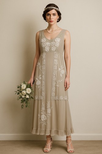Nataya dress set sm beige - dress,