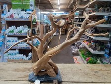 Red Moor Wood Root on Slate Aquarium bogwood driftwood Vivarium decor