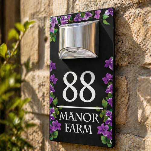 Personalised house number - house,