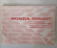 Honda CM200T Owners Manual