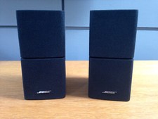 2 X BOSE BLACK DOUBLE CUBE