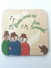 Vintage COATES Somerset Cider ~ Comes From   Cat No'21 Beer mat / Coaster