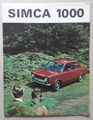 Simca 1000 brochure - simca, c.1967