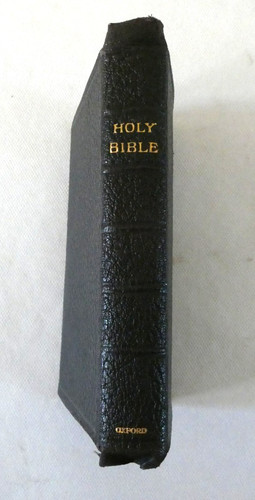 Antique holy bible with - with, yapp