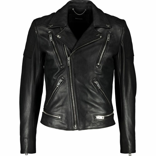 Diesel primus leather jacket - diesel,