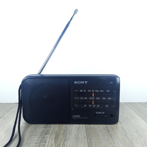 Vintage sony icf 490l - vintage, portable