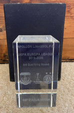UEFA Football Europa League 2019-20 Apollon Limassol v Austria Wien Glass Trophy