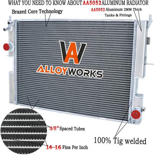 Row radiator aluminium - 3, for