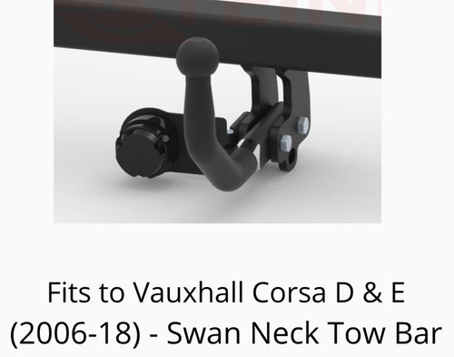 Tow bar for - vauxhall, corsa
