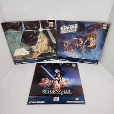 Vintage Star Wars Trilogy LaserDiscs Movies CBS/Fox Video Laser Videodisc