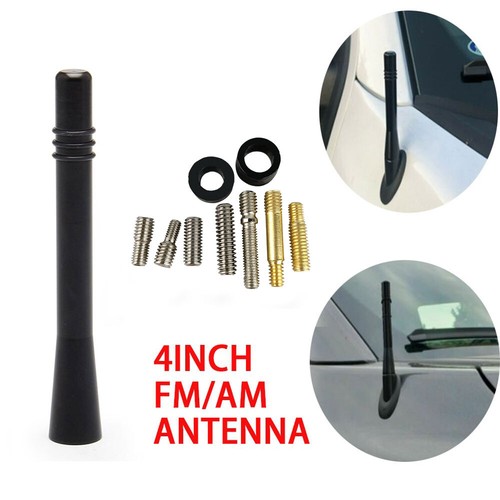 Car antenna black studdy - 4",