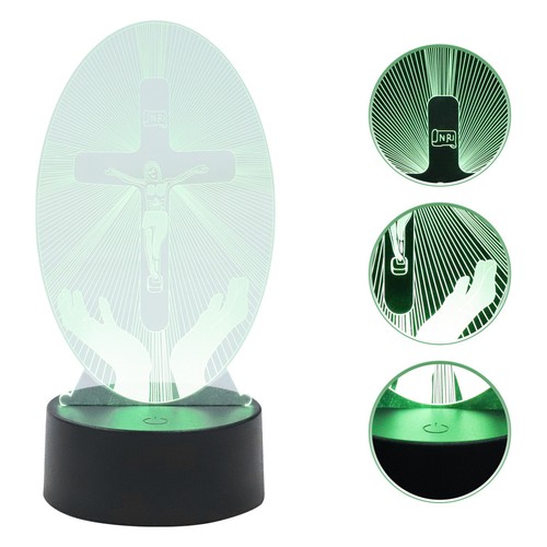 Acrylic jesus cross - 3d,