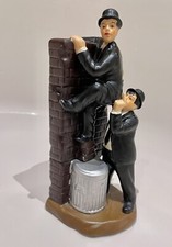 Vintage LAUREL & HARDY Climbing A Wall - ‘BLOTTO’ Statue Figurine Bookend