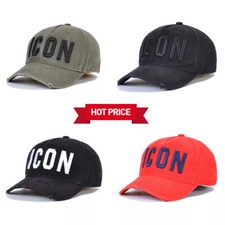 Dsquared2 ICON cap All Black Unisex 2025 New with Tags Black/White/Red/Green