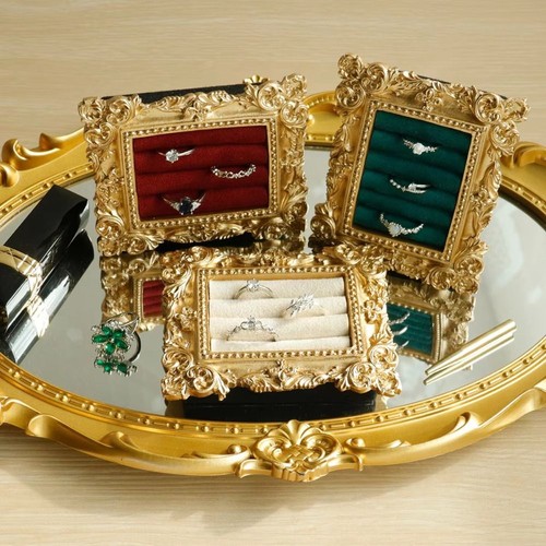 Ring display stand suede - stand,