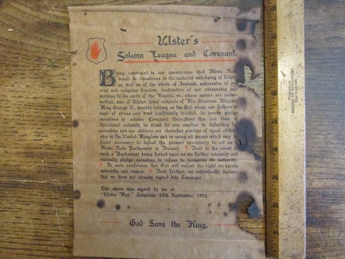 Antique ephemera 1912 - 1912, ulster
