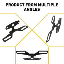 Motorcycle Durable Plate License Bracket Taillight Tag dual ATV Holder Dirt Bike