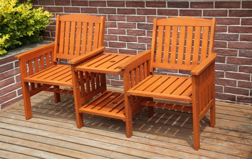 Birchtree garden love seat - garden,