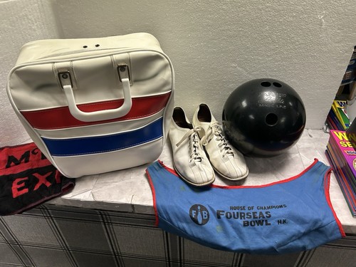 Vintage brunswick bowling set - vintage,