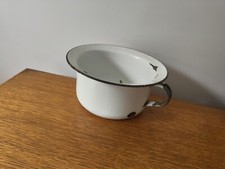 Vintage  Enamelled Child's Chamber Pot 