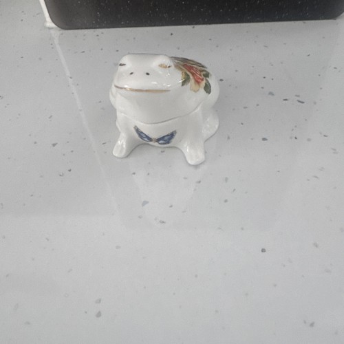 Aynsley bone china - garden, frog
