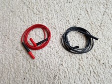 Fluke Multimeter Test Leads, Genuine, Black & Red Pair, 1000v 10A