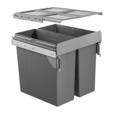 90 LTR RECYCLE BIN PULL OUT KITCHEN INTEGRATED 600MM  BASE UNIT CABINET ECO BIN