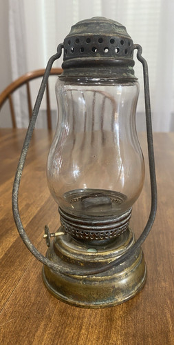 Antique brass ice - brass, oil