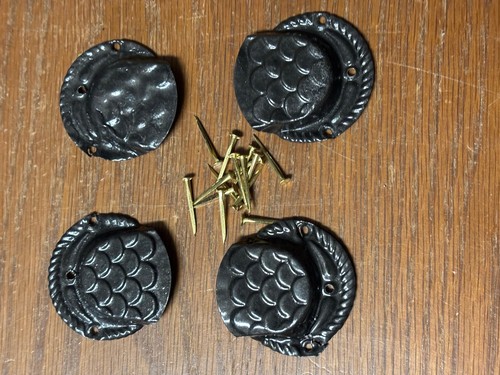 Trunk chest hardware 4 black - chest, hardware-4