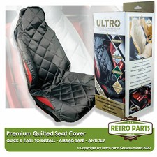 Premium Quality Diamond Quilted Front Seat Cover For Triumph Black Fabric