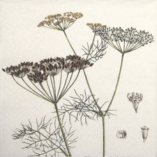 4x Single Paper Napkins for